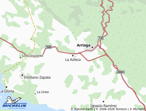 MICHELIN La Azteca map - ViaMichelin