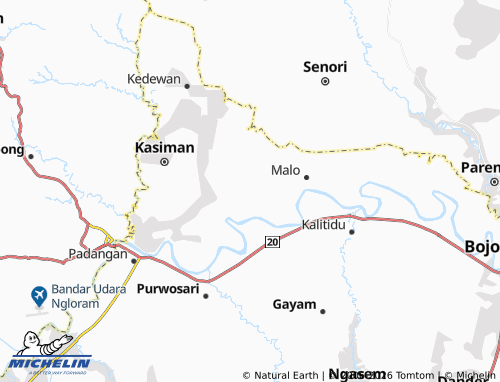 Mapa MICHELIN Tambakromo - ViaMichelin