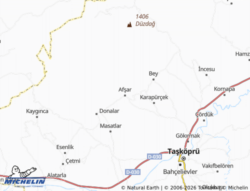 Mappa MICHELIN Afşar - ViaMichelin