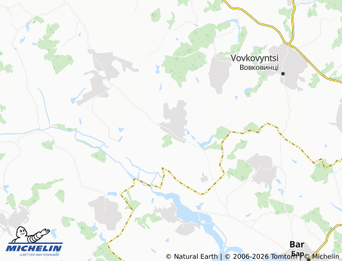 Carte MICHELIN Haluzyntsi - ViaMichelin