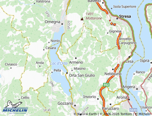 Mappa MICHELIN Armeno - ViaMichelin