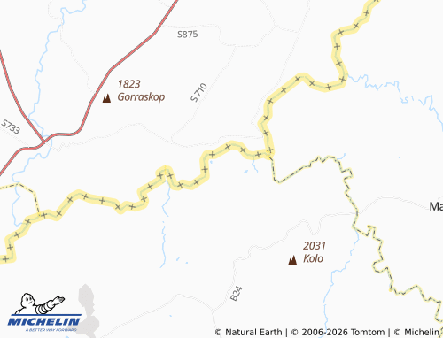 Mappa MICHELIN Ha Thoahlane - ViaMichelin