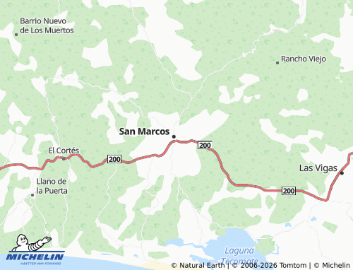 MICHELIN Santa Cruz map - ViaMichelin