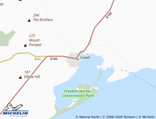 MICHELIN Cowell map - ViaMichelin