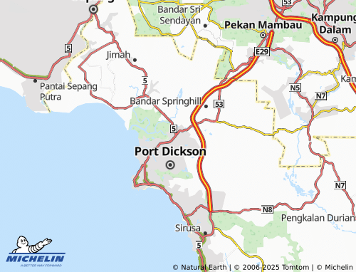 MICHELIN Taman Indah Jaya map - ViaMichelin