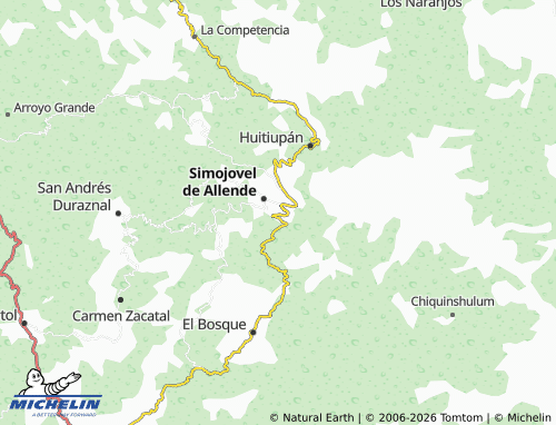 Carte MICHELIN Siempre Verde - ViaMichelin