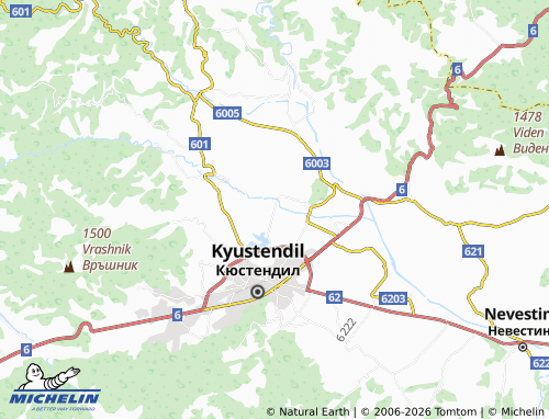 MICHELIN-Landkarte Skrinyano - ViaMichelin