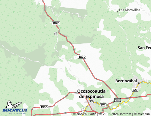 MICHELIN Ocuilapa de Juárez map - ViaMichelin