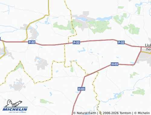 MICHELIN Zhytyntsi map - ViaMichelin