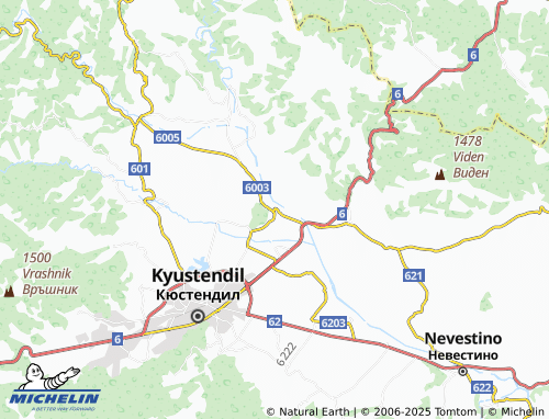 MICHELIN Kopilovtsi map - ViaMichelin