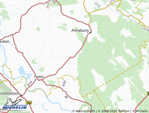 MICHELIN Trift map - ViaMichelin