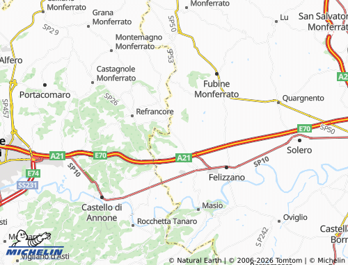Mappa MICHELIN Piepasso - ViaMichelin