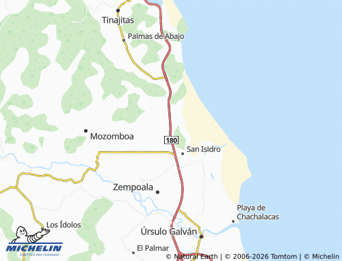 MICHELIN Paso del Cedro map - ViaMichelin