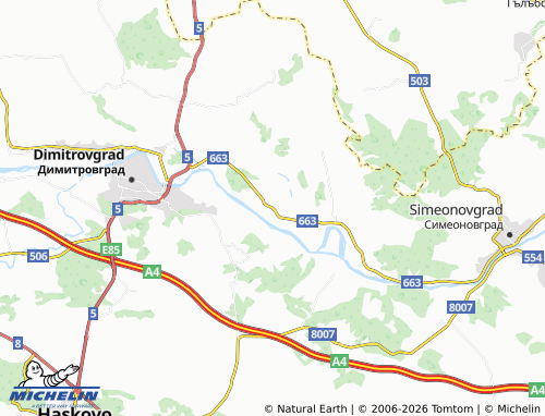 Mapa MICHELIN Brod - ViaMichelin