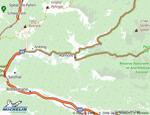Mappa MICHELIN Admont - ViaMichelin