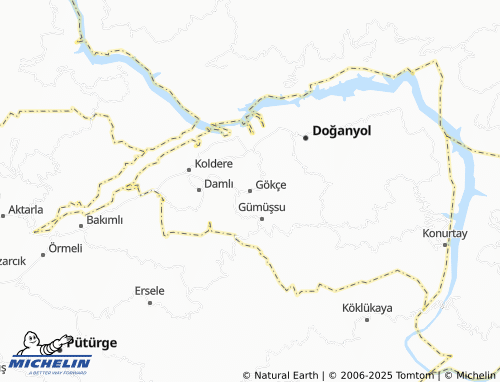 MICHELIN Gökçe map - ViaMichelin