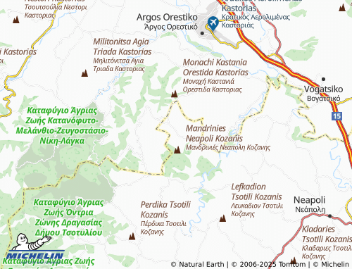 MICHELIN Skalochori map - ViaMichelin