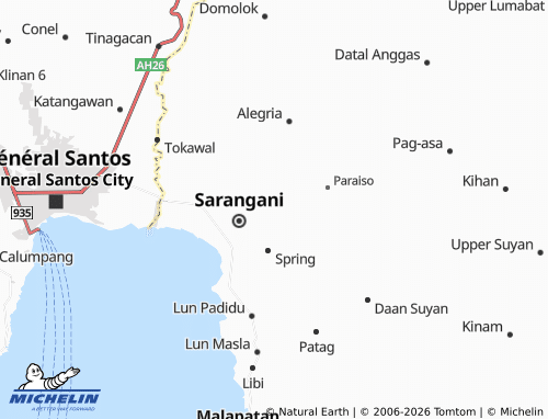 MICHELIN Bagacay map - ViaMichelin