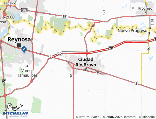 Mappa MICHELIN Popular del Norte - ViaMichelin