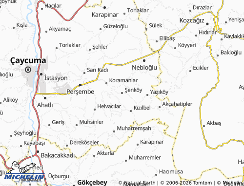 MICHELIN Şenköy map - ViaMichelin
