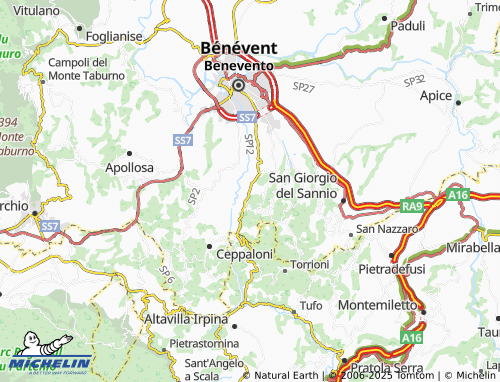 MICHELIN Fratese map - ViaMichelin