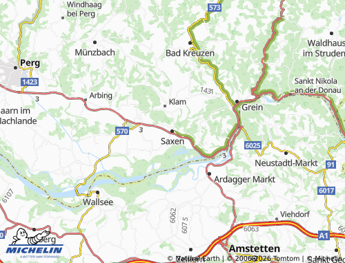 Mappa MICHELIN Saxen - ViaMichelin