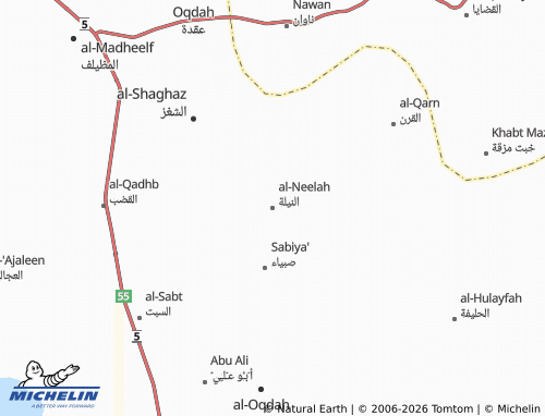 Carte MICHELIN al-Neelah - ViaMichelin