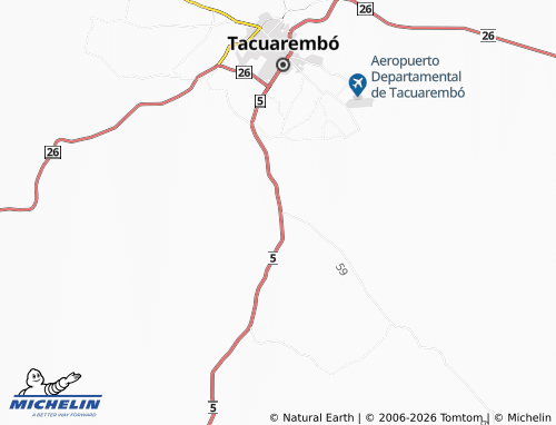 Mapa MICHELIN Paso Bonilla - ViaMichelin