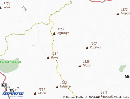 MICHELIN Mtuta map - ViaMichelin