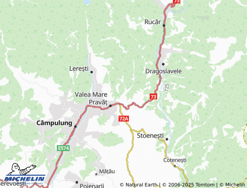 MICHELIN Nămăești map - ViaMichelin