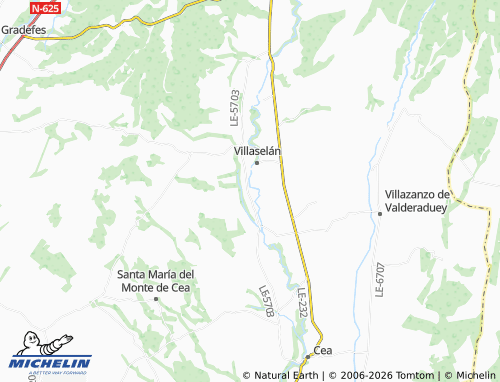 MICHELIN-Landkarte Castroañe - ViaMichelin