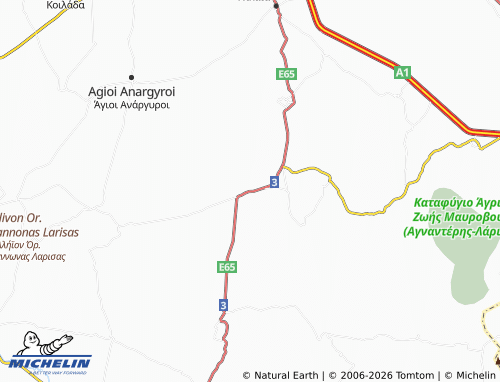 MICHELIN Zappeio map - ViaMichelin