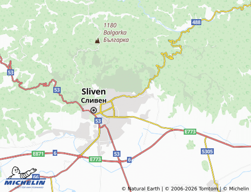 Mappa MICHELIN vz Izgrev - ViaMichelin