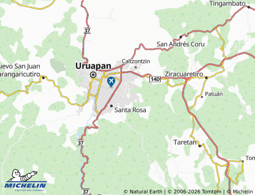 MICHELIN Solidaridad map - ViaMichelin