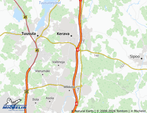 Mapa MICHELIN Myllynummi - ViaMichelin