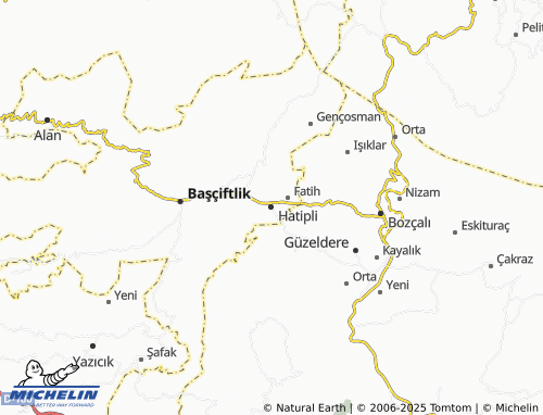 MICHELIN Hatipli map - ViaMichelin