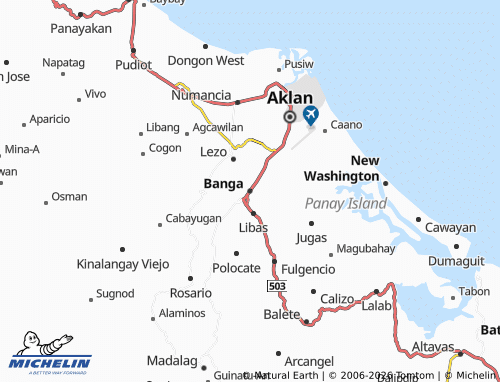 MICHELIN Banga map - ViaMichelin