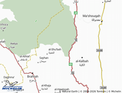 MICHELIN-Landkarte al-Khazzam - ViaMichelin