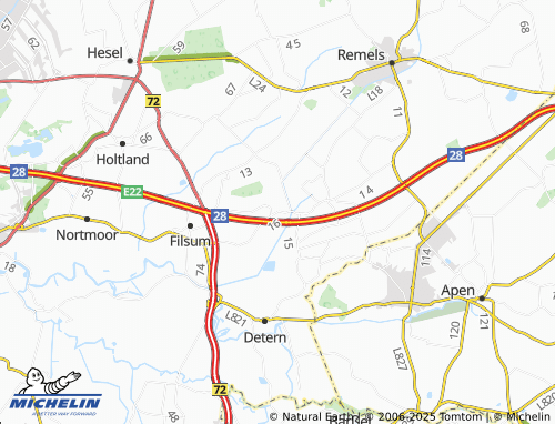 Carte MICHELIN Brückenfehn - ViaMichelin