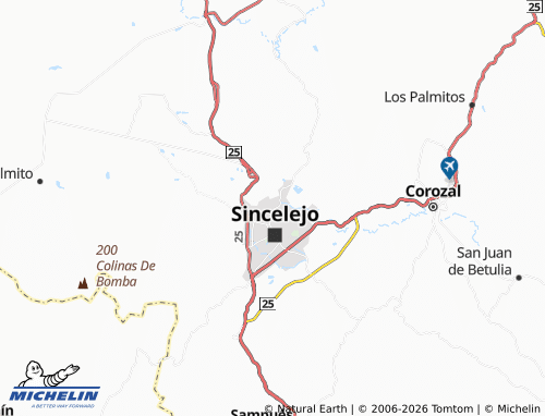 Carte MICHELIN La Vega - ViaMichelin