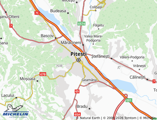 Carte MICHELIN Pitesti - ViaMichelin