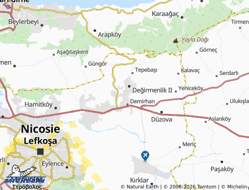 MICHELIN Minareliköy map - ViaMichelin