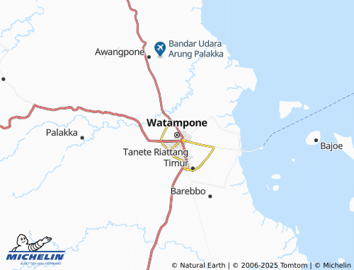 Mappa MICHELIN Watampone - ViaMichelin