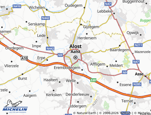 MICHELIN Aalst map - ViaMichelin
