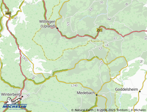Mapa MICHELIN Titmaringhausen - ViaMichelin