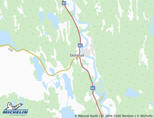 Mappa MICHELIN Ekshärad - ViaMichelin