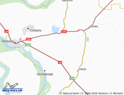 MICHELIN Miorița map - ViaMichelin