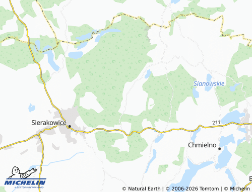 MICHELIN Bącka Huta map - ViaMichelin