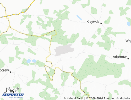 Carte MICHELIN Dąbrowa - ViaMichelin