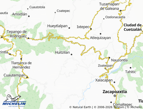 Mappa MICHELIN Huitzilan - ViaMichelin
